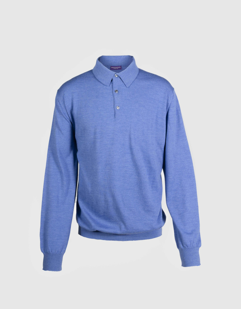 Patrick Hellmann Collection Polo Long Sleeves 100% Wool image